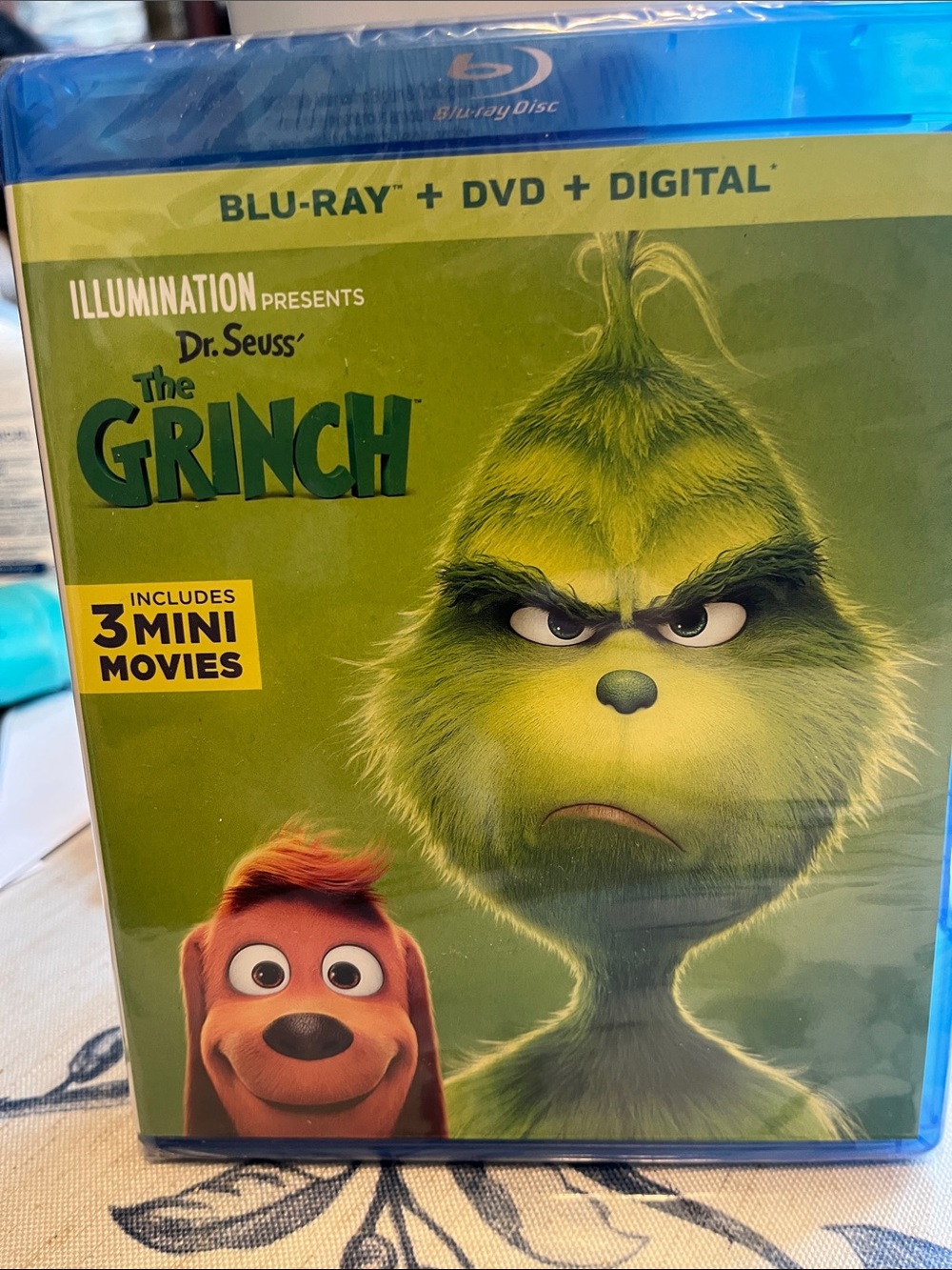 Dr. Seuss' The Grinch Blu-ray + DVD + Digital - Green